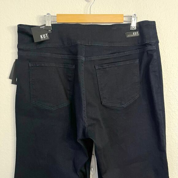 NWT Kut from the Kloth Isabel Flare Jeans 18 Dark Wash Stretch Denim Trouser - Picture 4 of 15